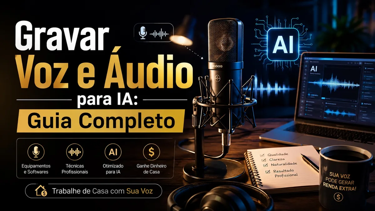 Gravar Voz e Áudio para IA: Guia Completo